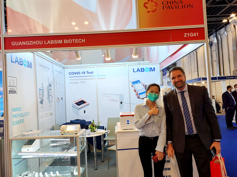 【展會(hui)迴(hui)顧(gu)】藍(lan)勃生物精(jing)綵(cai)亮相(xiang)2022 MEDLAB Middle East